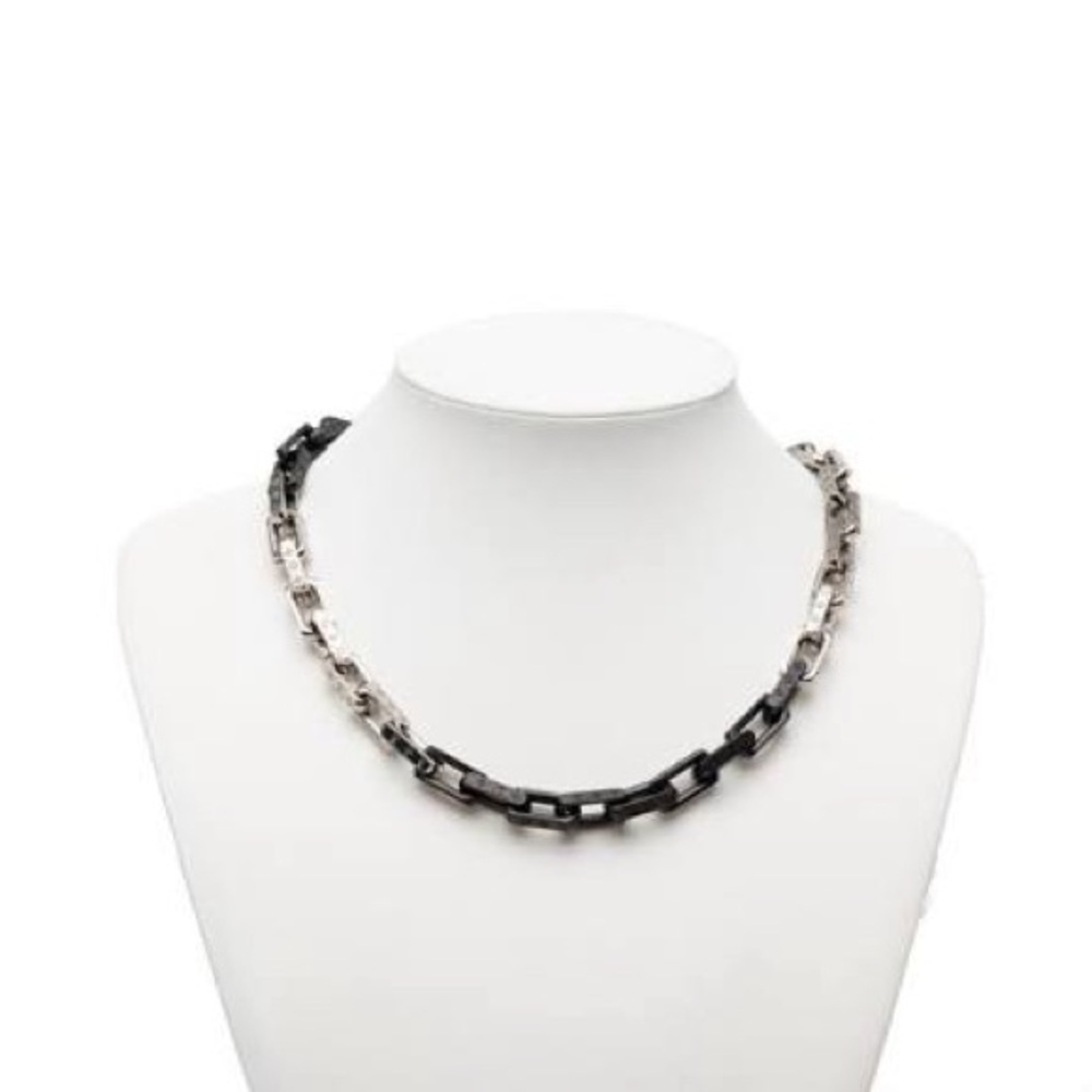 Louis Vuitton Black and Brown Chain Necklace